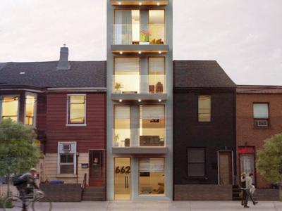 tarasnowrealtor's tweet photo. They’re calling it the “mini mid-rise”: a slim six-storey building design that fits on a single parcel of land. Architect and planner Naama Blonder is hoping Toronto will be seeing these unusual structures dotting Toronto’s main tho https://t.co/R9QNB1aBeN https://t.co/b2yHDcAjqV