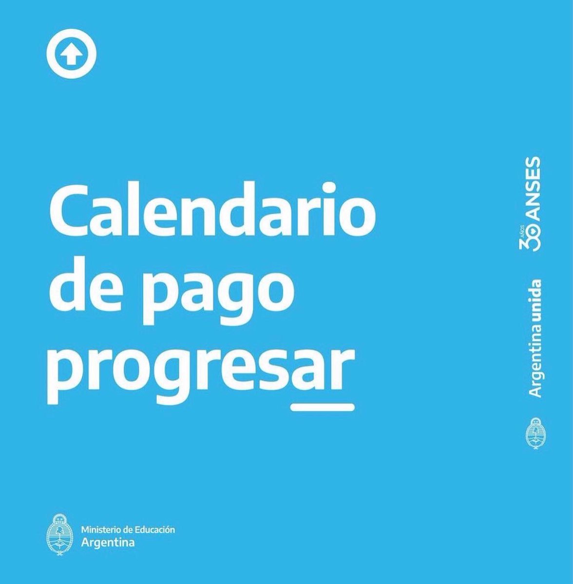 fspescobar's tweet photo. 🗓 CALENDARIO DE PAGO PROGRESAR

👉 Desde el 10 de febrero comenzará el cronograma de pago de las becas Progresar.

📲 Podés consultar tu fecha de cobro ingresando en Mi ANSES con tu Clave de la Seguridad Social, en la sección Cobros > Consultar fecha y lugar de cobro. https://t.co/0QnouehDvu