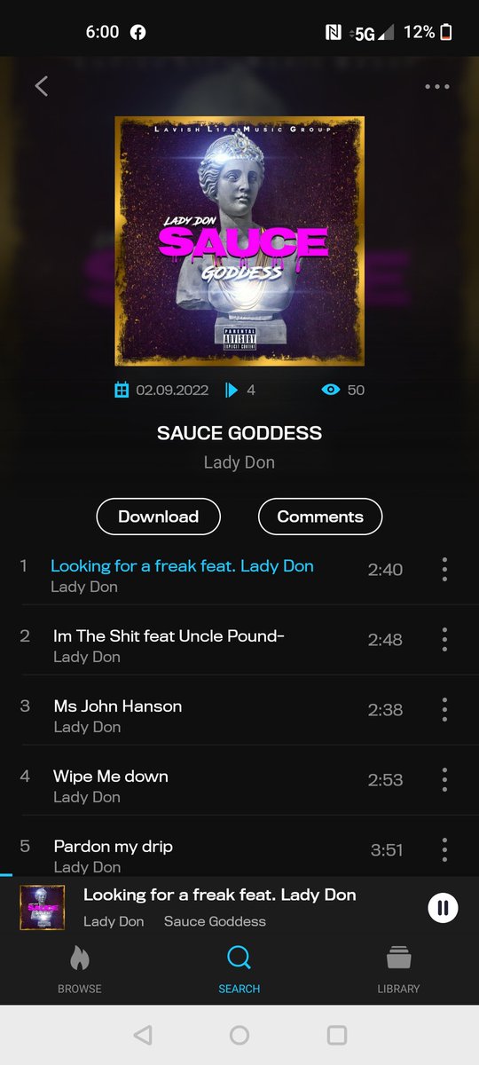 Out now!!! Sauce Goddess!!