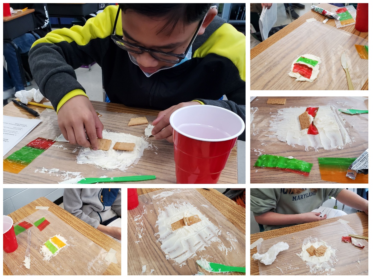 FishkillSt's tweet photo. Speaking of delicious science projects, 8th grade studied plate boundaries during this edible lab! #stmaryfishkill #scienceisdelicious #classof2022 https://t.co/J219UE3XF1
