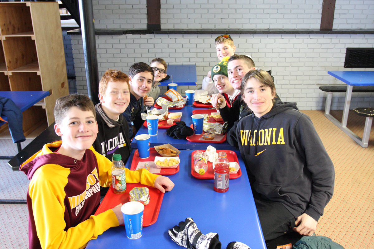 WaconiaSchools's tweet photo. ⛷ The 8th-grade students and staff were fortunate to have warm weather for the ski trip this year!  Powder Ridge Ski Area hosted a day filled with learning, outdoor adventure, and camaraderie.  #WEareONE10 https://t.co/mB26YOVa1x