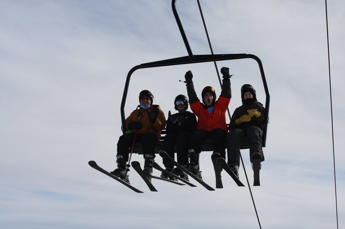 WaconiaSchools's tweet photo. ⛷ The 8th-grade students and staff were fortunate to have warm weather for the ski trip this year!  Powder Ridge Ski Area hosted a day filled with learning, outdoor adventure, and camaraderie.  #WEareONE10 https://t.co/mB26YOVa1x