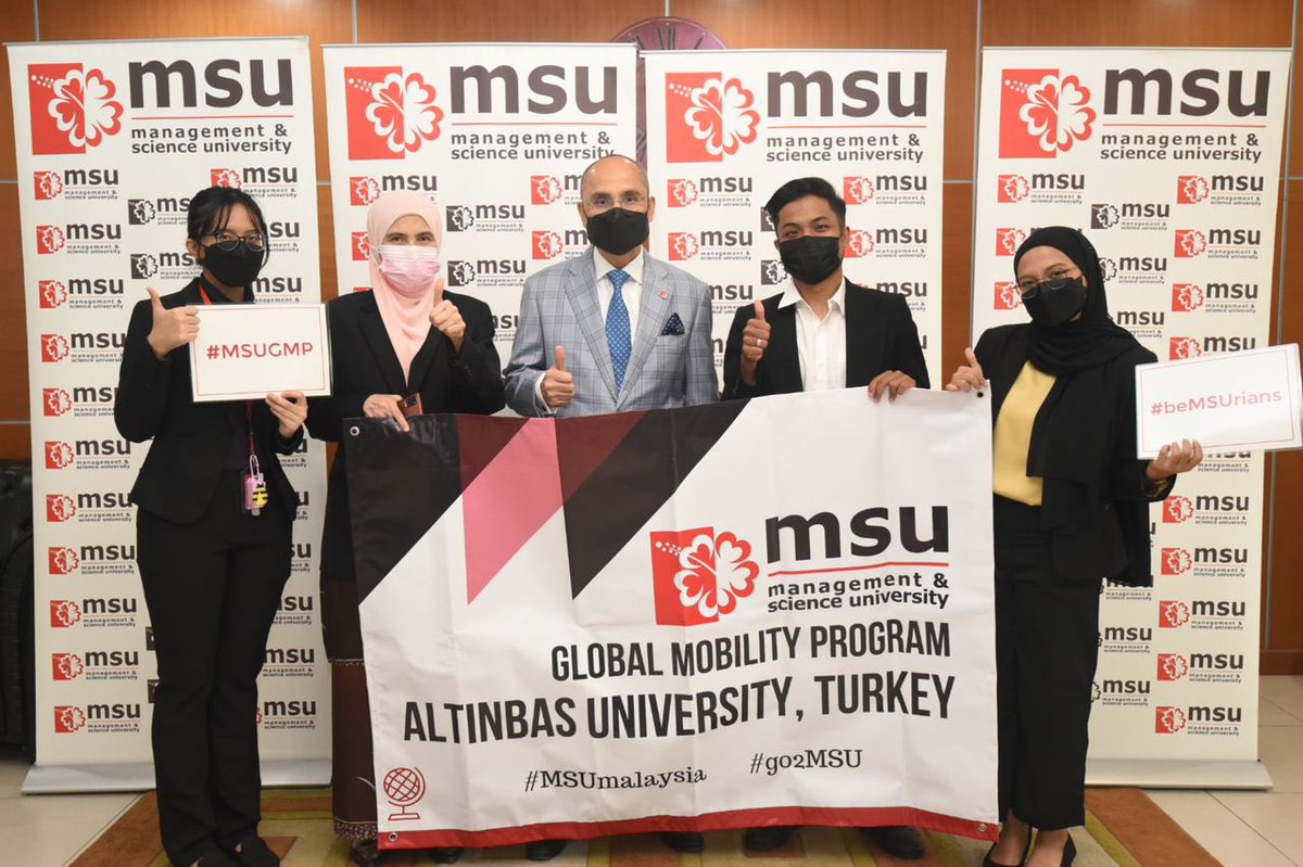 MohdShukriYajid's tweet photo. All the best to everyone from Fac of Business Mgmt &amp; Professional Studies. Enjoy your stay and gain the international experiences at Altinbas University Turkey for your Global Mobility Program @AltinbasUniv #MSUGMP #MSUFBMP@MSUMalaysia https://t.co/iMdPwLKFjw