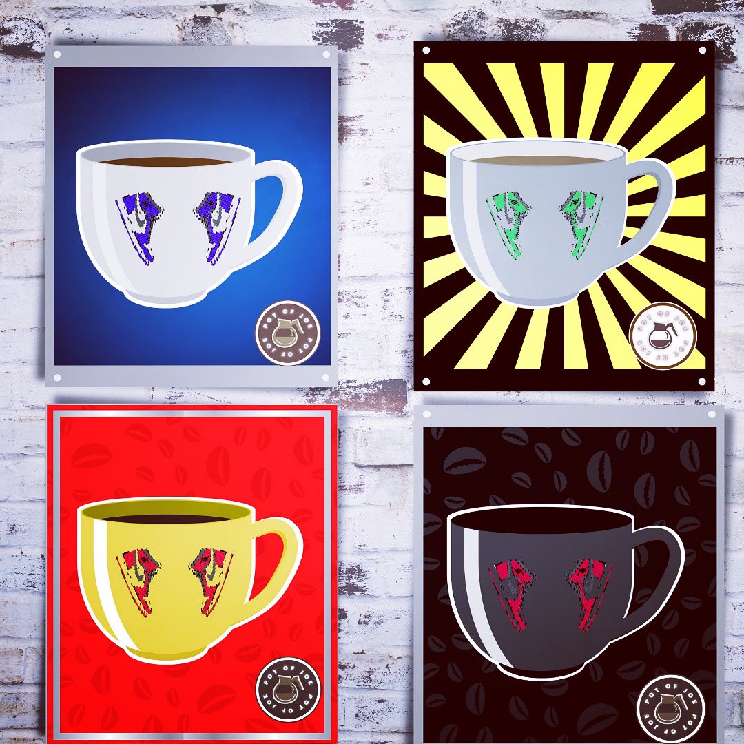 potofjoenft's tweet photo. Countdown until mint opens: 6 Days Remaining until Pot of Joe: Cup 1 No. 130, 2167,  772 - all highlighting the “ONE” on various mugs and backgrounds. Link in bio #dyor

#nfts #nft #nftart #nftcommunity #nftcollector #nftartist #Jordan1 #jumpman #bred1 #pine #js #nike https://t.co/Nl6OwCrXMp