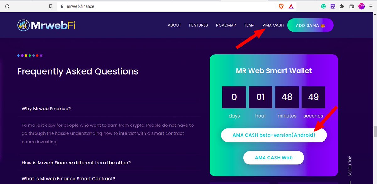 MrwebFinance's tweet photo. The beta version of the much anticipated Mrweb Smart wallet has finally arrived.
Current features:
1. Send and receive crypto
2. Buy and Sell AMA
3. Access to Amazon gift cards, google play Gift Cards and more.
Visit https://t.co/4uvseV04Mx for much!
#mrweb #cryptowallet https://t.co/6Sn5bqQmSl