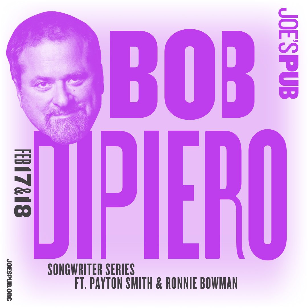eclipsemusicllc's tweet photo. We’re bringing a writers round to the big apple! 🗽

@ThePaytonSmith and @TheRonnieBowman are joining the legendary songwriter @BobDiPiero in NYC at @JoesPub on Feb. 17 &amp; 18! 🎶

Tickets at the link in our bio! https://t.co/68fbj4iwUB