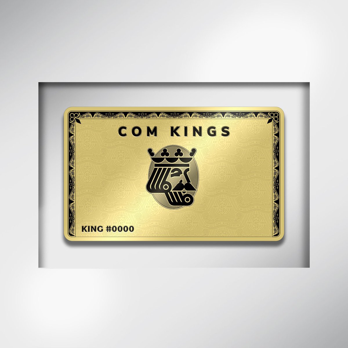 ComKingsNFT's tweet photo. Introducing The ComKings Gold Card—your one-way ticket to the most exclusive community of winners. Stay tuned to see what’s next👀 https://t.co/jJynRIpaFH