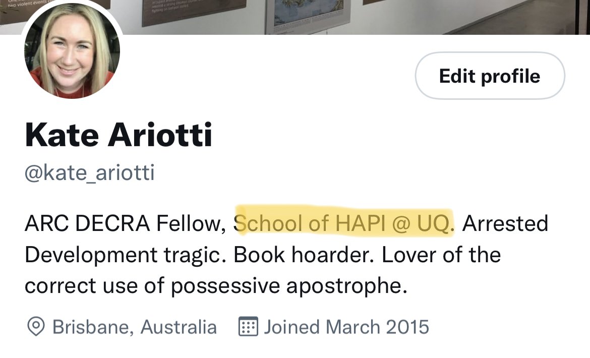 First official day on campus so time to update the bio! Excited to be back at the place it all started and working with fab UQ colleagues…