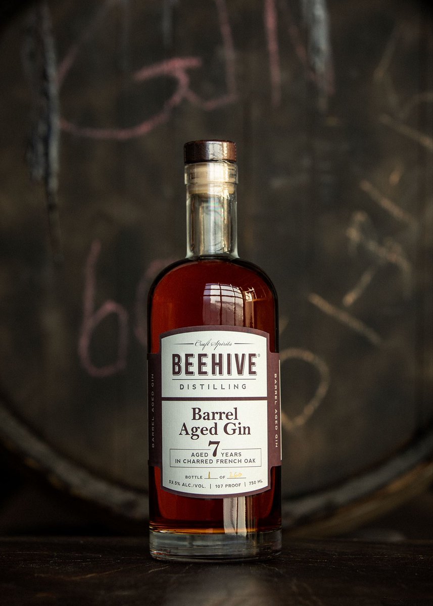 Our 7 Year Barrel Aged gin is available today at the Beehive bar, just $7/oz one day only. Swing by and give it a sip. One of the world’s oldest barrel aged gins, right here in Salt Lake City. Cheers 🥃