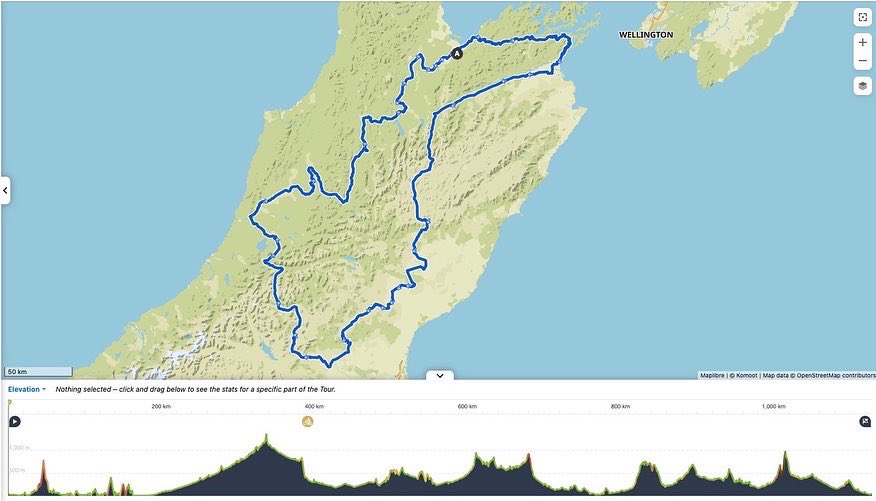 makemostnow's tweet image. Plan B for my #rideformmn. Omicron in NZ means I have pulled out of the #touraotearoa. Kiwi brevet route now for my #multifocalmotorneuropathy fundraiser with @gbscidp