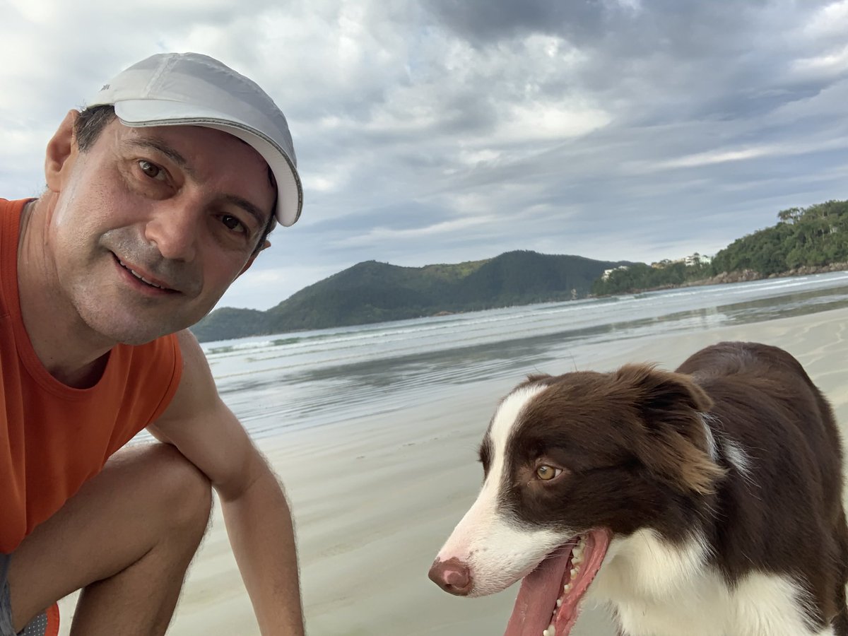 Laercioabq's tweet photo. @WeAreCisco My best friend Tobias is a truly #CiscoPets. He is with me for many pleasant adventure as well as always listening to all my anywhere office meetings - and I think he really enjoys the outdoor ones 😄 https://t.co/7XyV9QJguV