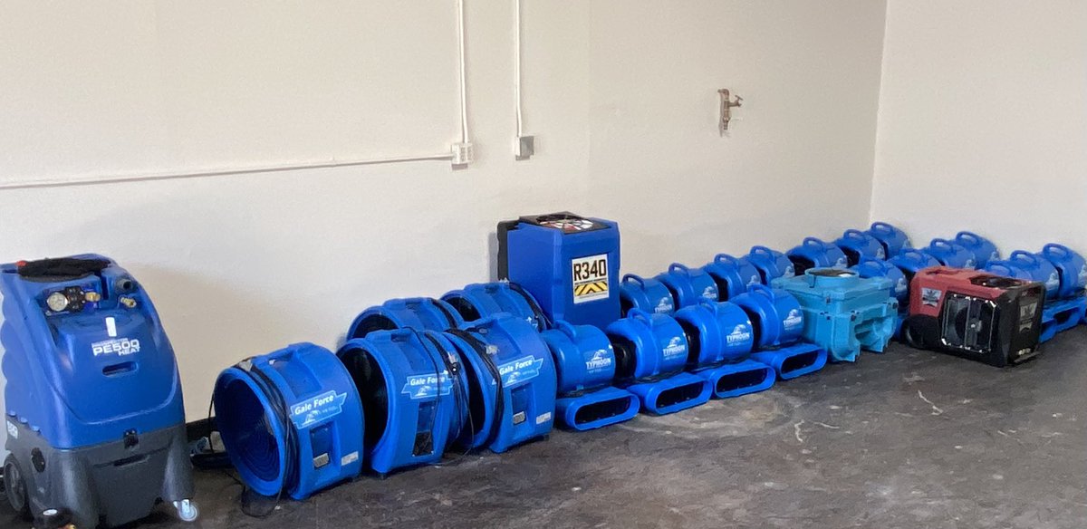 Cleaning up, getting ready for the weekend.