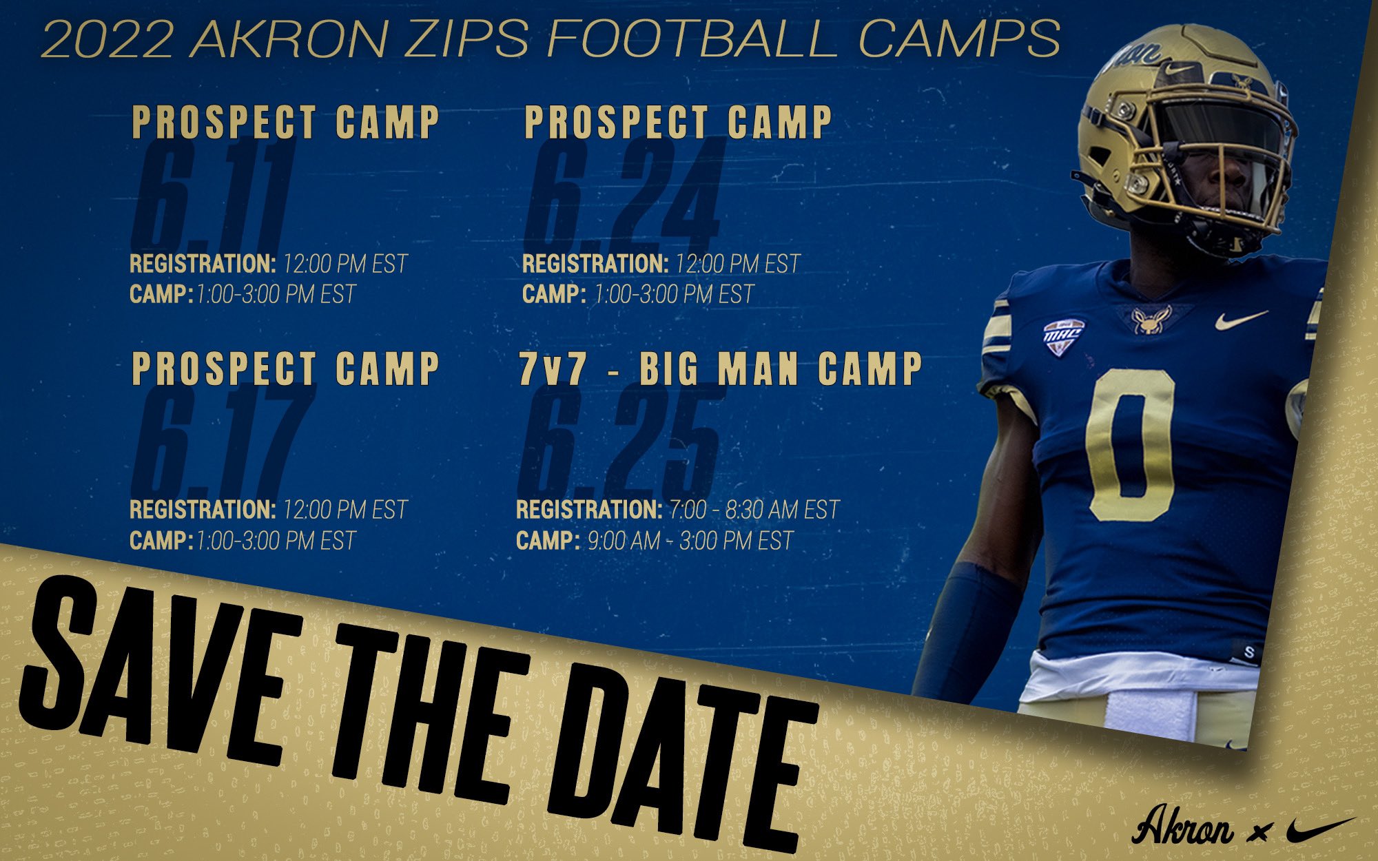 Akron Football Schedule 2022 Coach Winston Delattiboudere (@W_D_Iii) / Twitter