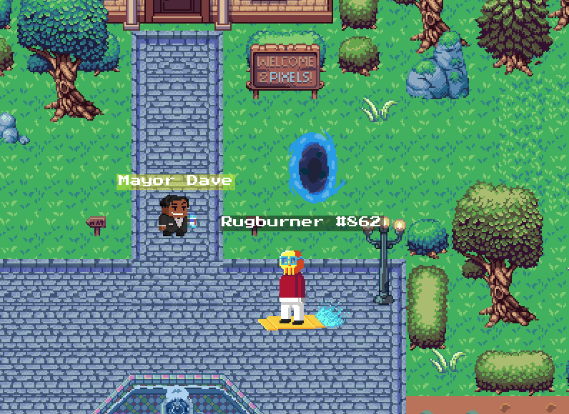 rugburners's tweet photo. burners are now available in the @pixels_online metaverse! we are bullish on what they are building and stoked to work with them. 

holders: your burners are now available to play in-game. progress will be saved to your individual burner. 

burner party on server 103 at 9pm PST. https://t.co/ASf56wxpDq