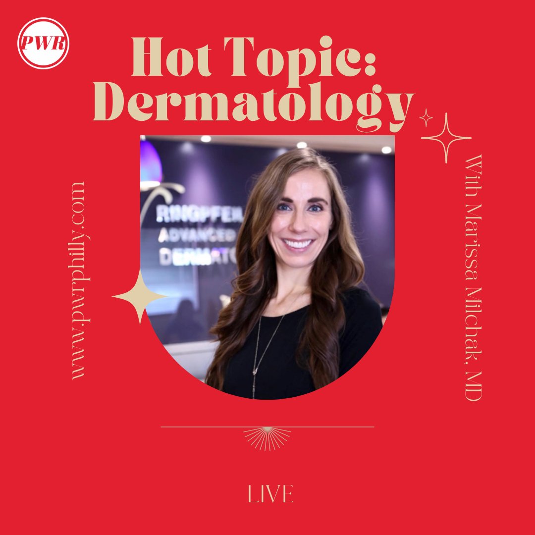 PWRphilly's tweet photo. Commitment to self-care = self-confidence. Join us for a LIVE session at 8pm on Feb. 15 with @dermdoctor_milchak to learn how to make the most of your next dermatology visit! https://t.co/NTvlTYSaOX