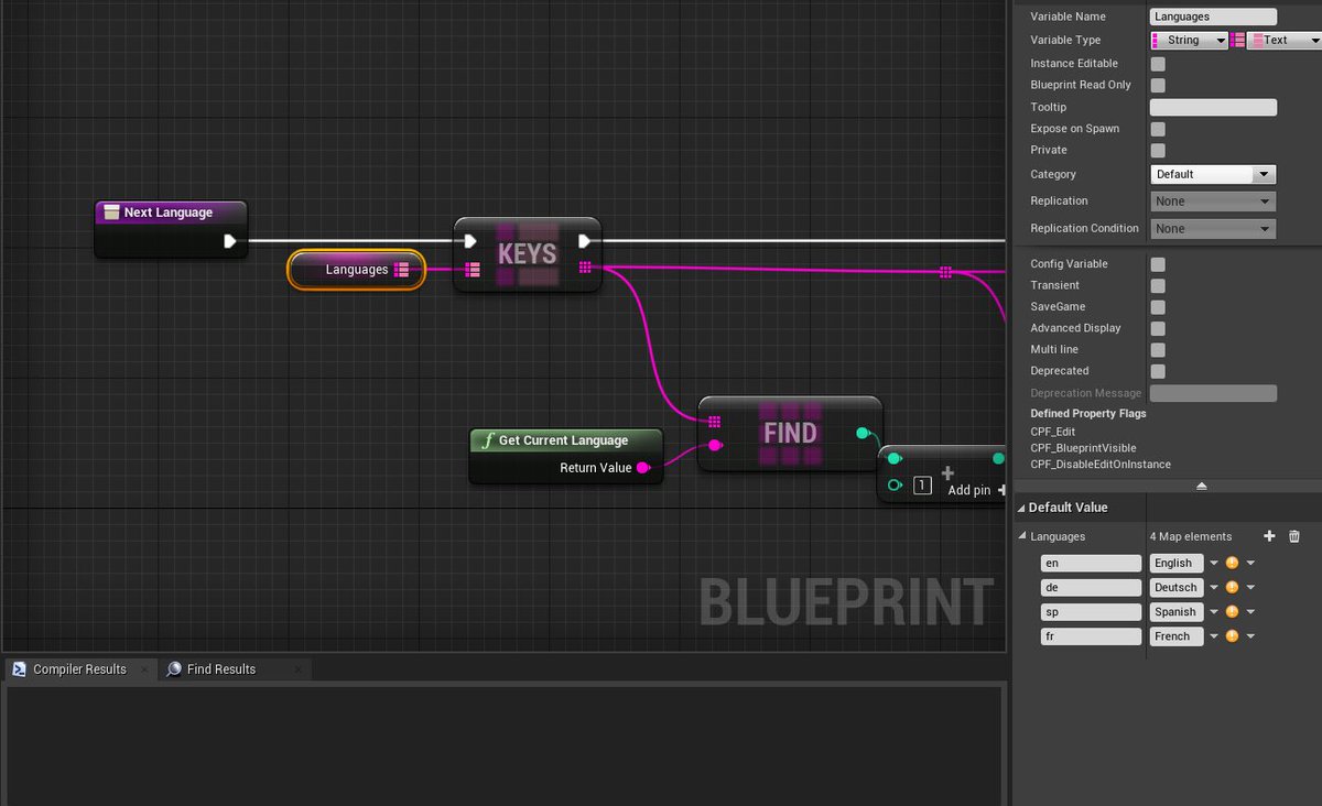 A quick look under the hood of the next #BLINK chapter. We’re moving toward localizing in several languages this chapter. We’re starting things off on a great foundation, can’t wait to show you all more! #gamedev #horror