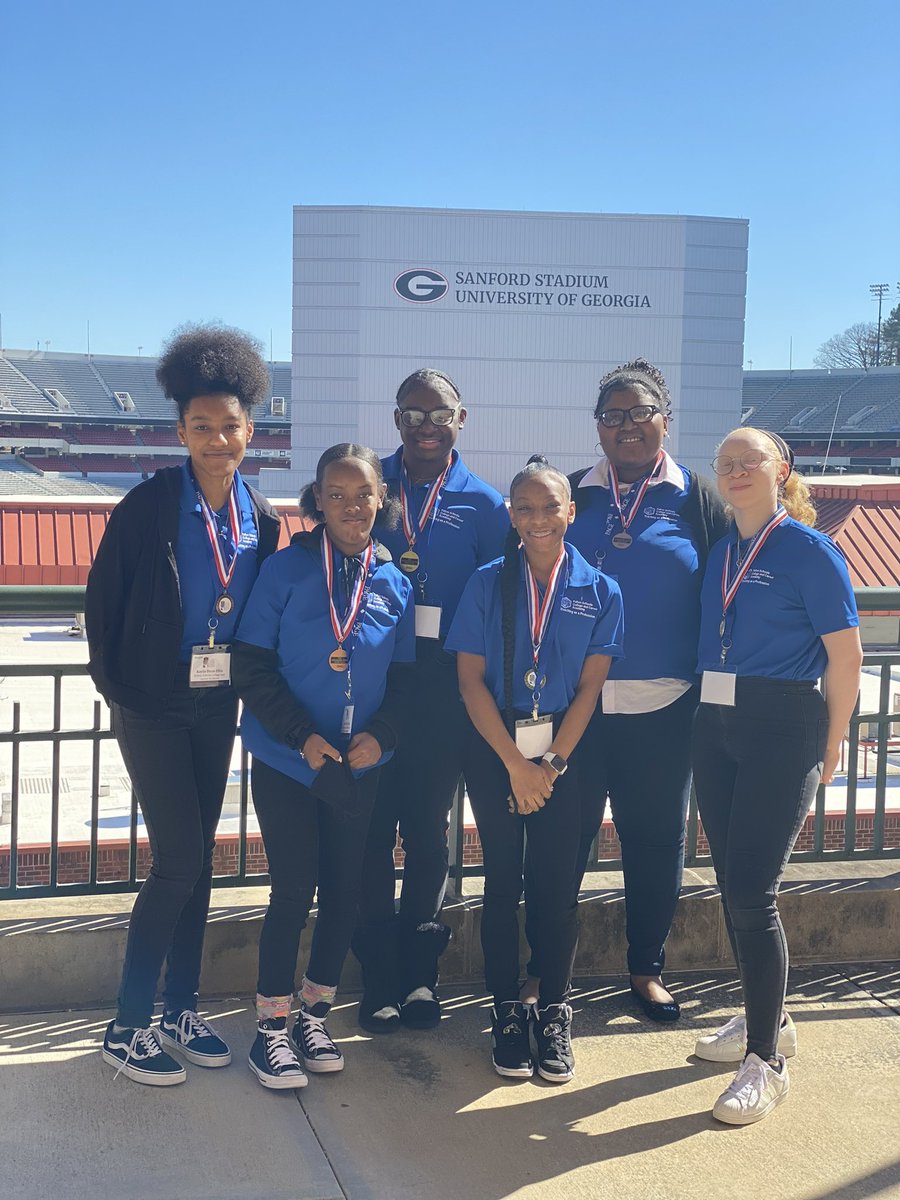 fscc_academy's tweet photo. Our Teaching as a Profession Pathway students won both Gold and Bronze medals in The Knowledge Bowl at UGA Future Georgia Educators Day! Way to go Ms. Darian! @DustinDavisCTE @CherisseCamp @FCSCTAE @universityofga @parents4edu_SF @YalandaBellEDU https://t.co/dlz0o37PK9