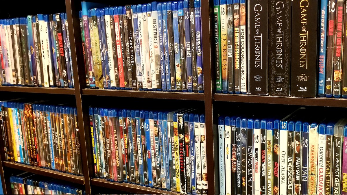 PNTLafayette's tweet photo. ICYMI:

We also sell Blu-Rays and DVDs. These apply for our Buy One Get One Half Off Sale.

(Many more not pictured) https://t.co/OkdHhfvghe