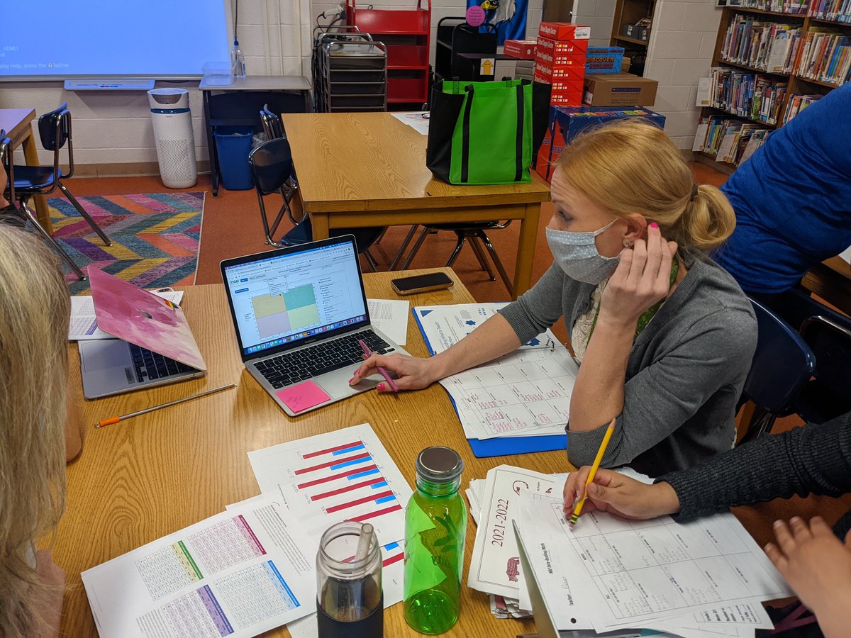 CvMoline's tweet photo. Lincoln Irving staff were driving into their winter MAP data today. They are using the data to plan differentiated instruction for their students! @LincolnIrving1 https://t.co/3sEk5eJ7KR