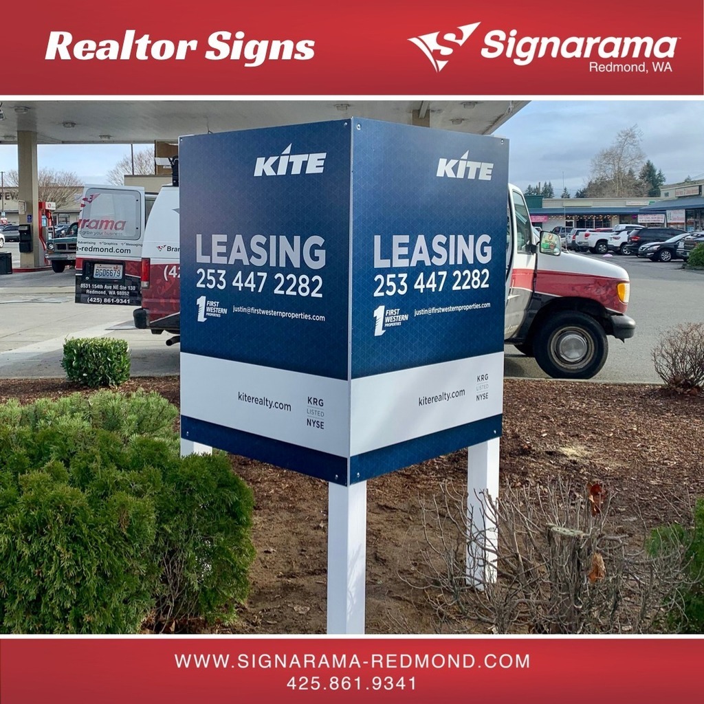 SignsRedmond's tweet photo. Whatever form your signs might take, we help bring your branding to life in the most effective ways like these realtor signs for Kite Realty.
#signaramaredmond #signshop #signcompany #customsigns #signage #signstore #realtorsigns #realestate #realtor… https://t.co/Ej1n9hJK1z https://t.co/XM4Ae44jqz