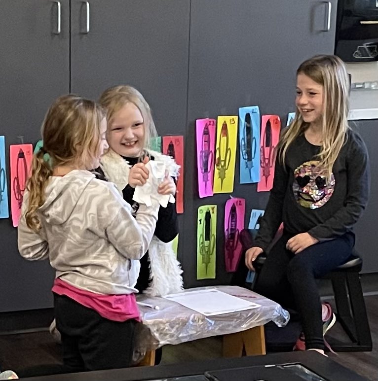 We had so much fun in science today! #tigerlegacy