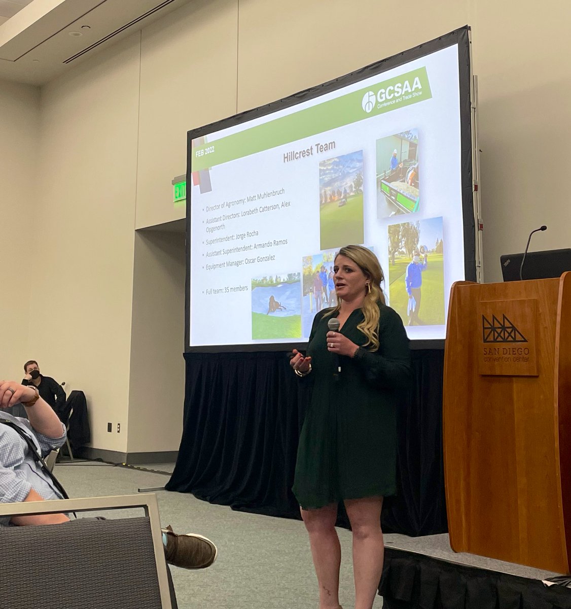 Our second speaker, Lora Beth Catterson, gives an educational and engaging speech about her work at <a href="/hillcrestgolf/">Hillcrest Golf Club</a> in Los Angeles. Thank you for inspiring women in our industry! <a href="/lbizzz/">dr.west</a>