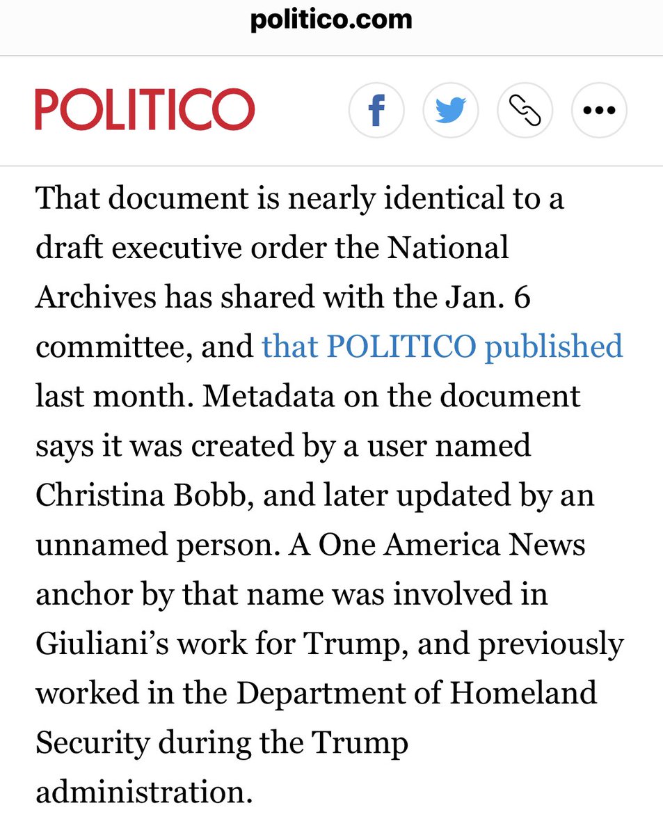 @woodruffbets #ChristinaBobb drafted documents for Trump?? 😳😵‍💫👇🏻