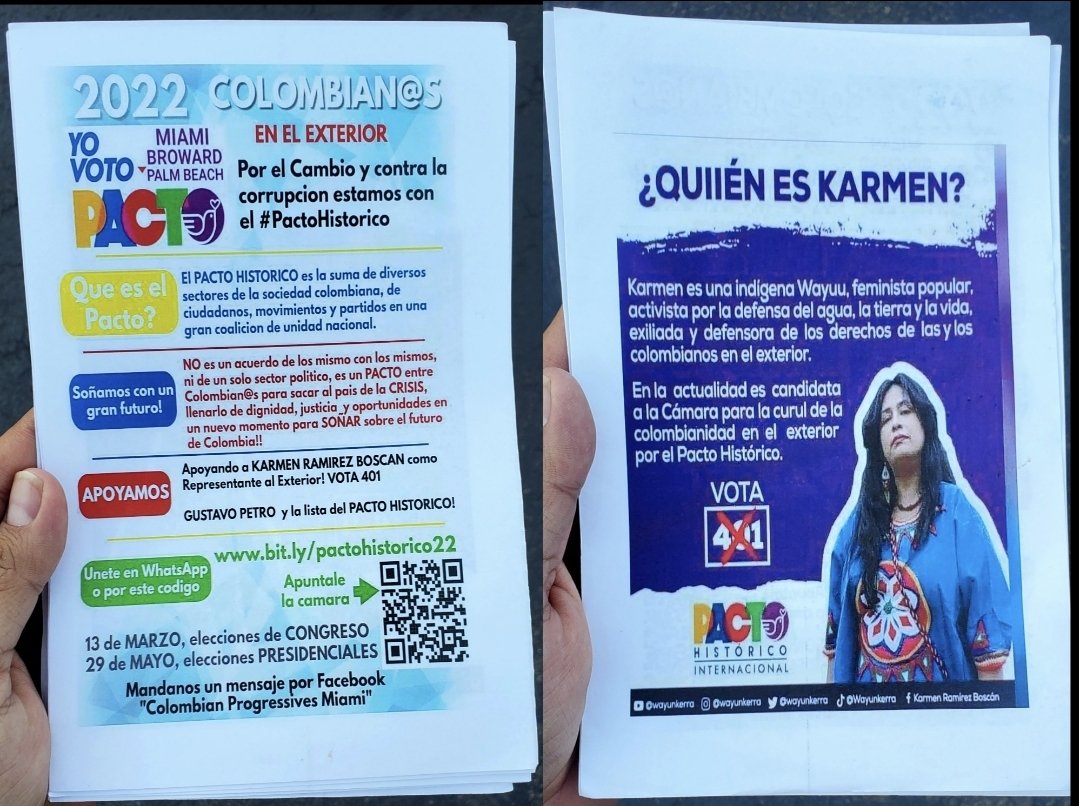 ProgresistasMIA's tweet photo. En Tallahasse, capital de Florida, con el #PactoHistorico, visitando legisladores como comunidad Colombiana sobre la necesidad de cambio en Colombia!
#MiamiHumana con el #PactoHistorico
Con @Wayunkerra @KarmenEs401 a curul del exterior
Sus propuestas: https://t.co/b2lvfibF5j https://t.co/XBQmvFtR1c