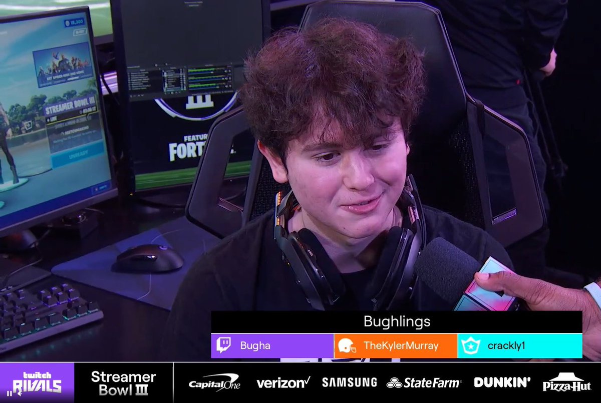 DIG Bugha on X: taking the 🏆 w/ @K1 at @twitch Streamer Bowl.   / X