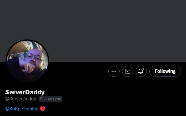 TheWitchyCookie's tweet photo. @ServerDaddy_ @KnKg_Gaming  My favorite couple is back together again ;---;! Love really does exist! https://t.co/84wkTtv0DH