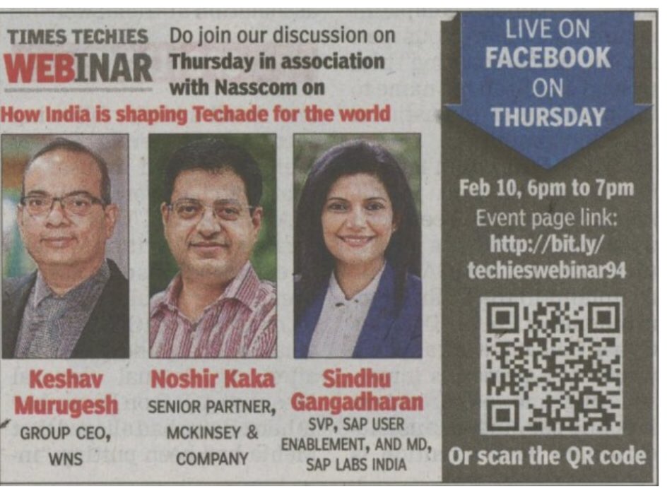 Kavita (@doshikavita) on Twitter photo How is #India shaping the #techade of the world with <a href="/keshav_murugesh/">Keshav R Murugesh</a> <a href="/gangadharansind/">Sindhu Gangadharan</a> and #noshirkaka, this will be exciting ! How is #India shaping the #techade of the world with <a href="/keshav_murugesh/">Keshav R Murugesh</a> <a href="/gangadharansind/">Sindhu Gangadharan</a> and #noshirkaka, this will be exciting !