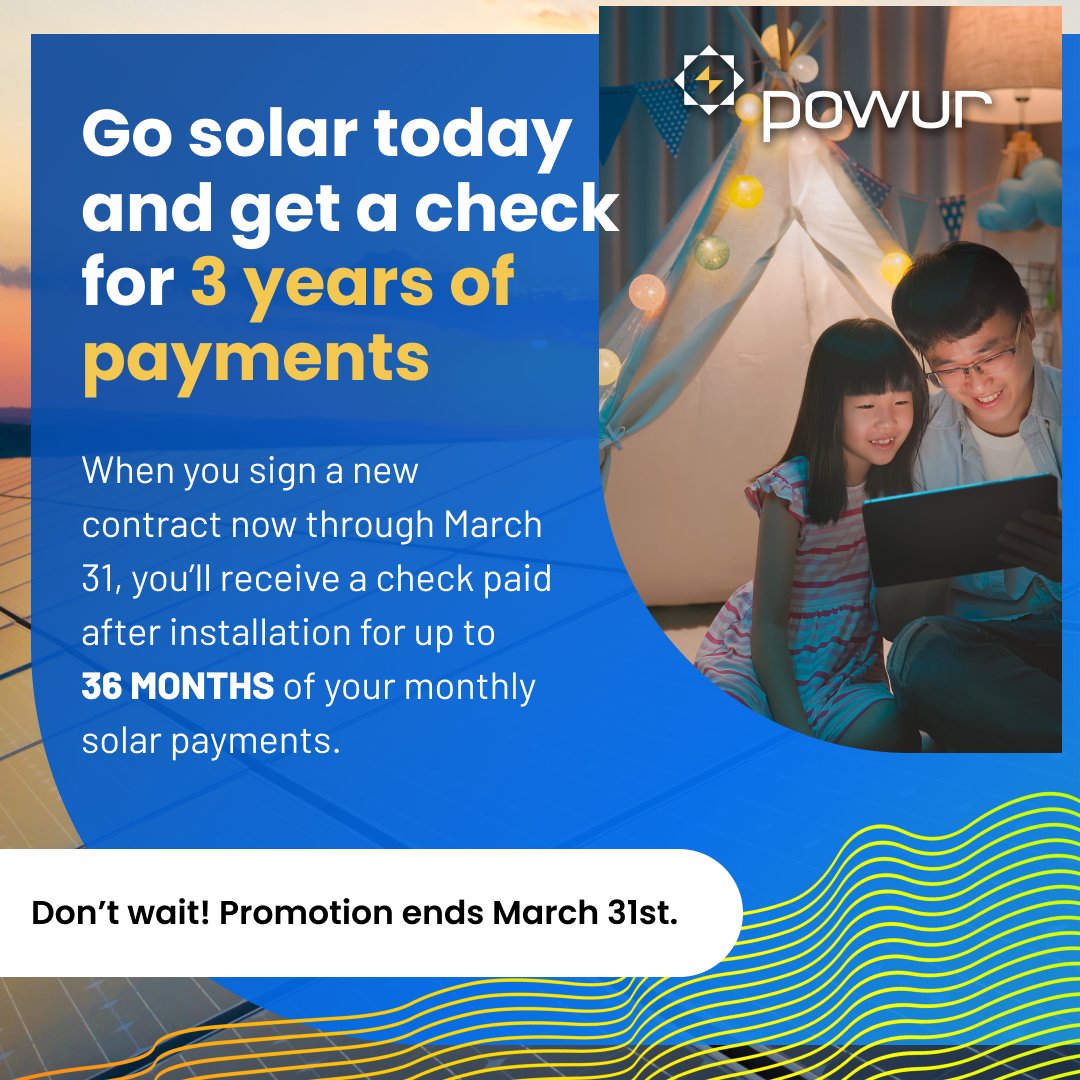 AdoptionLoveOrg's tweet photo. Install solar and receive these benefits:
✅ Zero Down
✅ Free Home Analysis
✅ A $500 donation to a charity of your choice
✅ Up to 36 Months of No Payment out of pocket 
More info at 619-520-8212

#solar #nonprofit #adoption #giveback https://t.co/XwpEmr5mE3