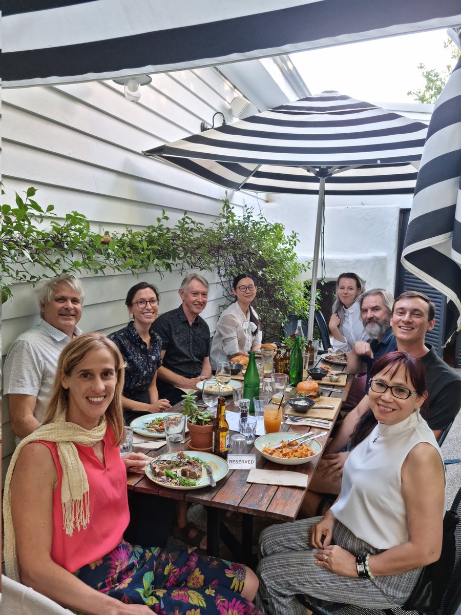 Some of the WA Branch got our recommended weekly intake of 2 hours of social contact at last night's #AARES2022 conference dinner. Now back to our air conditioned offices.