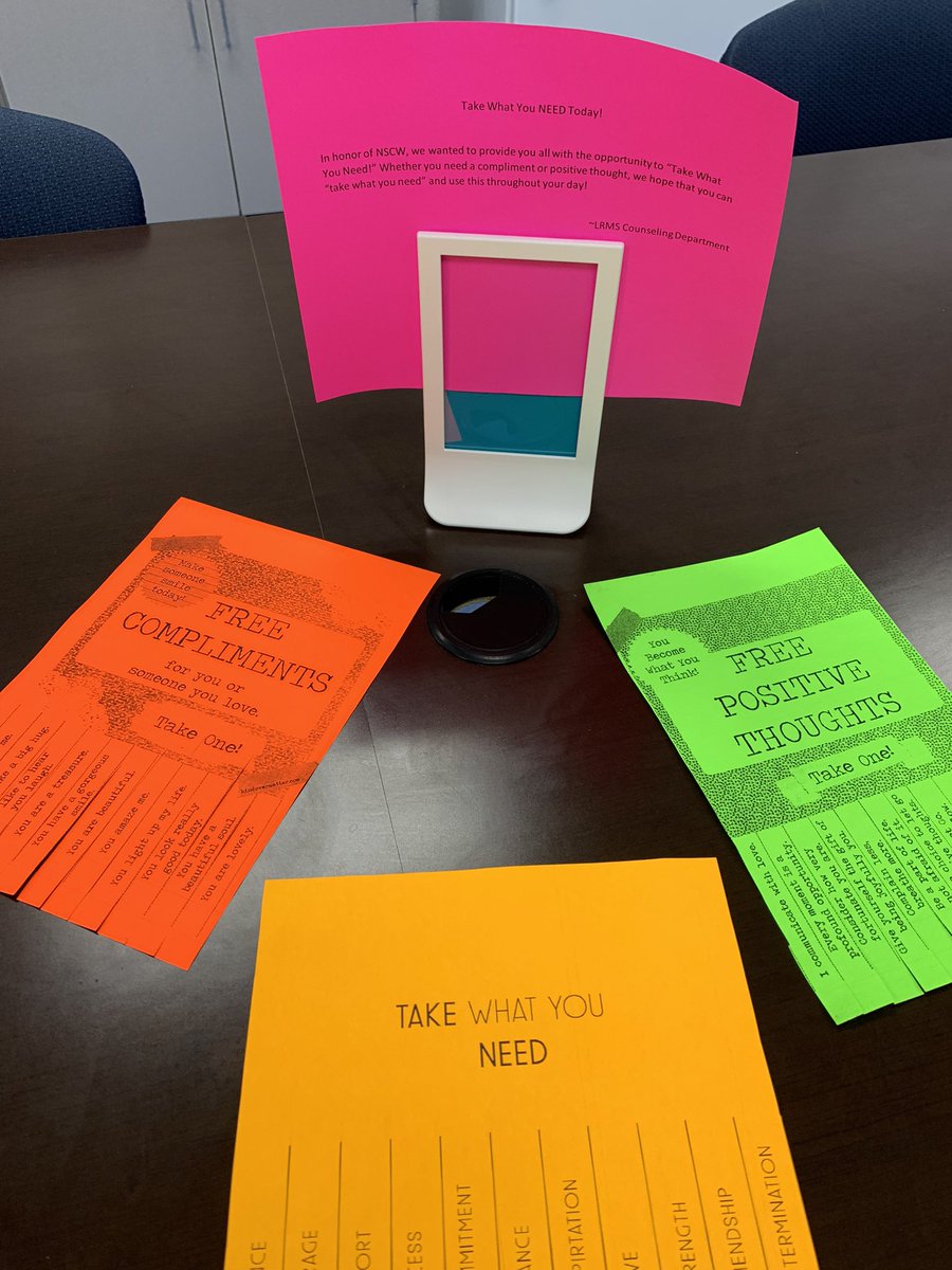 Today's mission...spread kindness, positivity, and compliments by providing staff and students with the opportunity to "take what you need, give what you can!" #PWCScounseling #NSCW2022 #BetterTogether