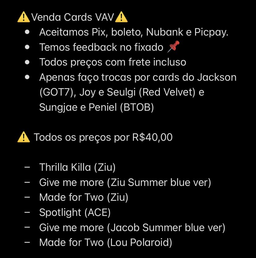 withourjoy's tweet image. ⚠️VENDA CARDS VAV⚠️

@vendaetrocakpop  @tradingcardkpop @KPopTr_Venda @vendas_kpop @helpkpopvt @KpopVenda @VendaKpop