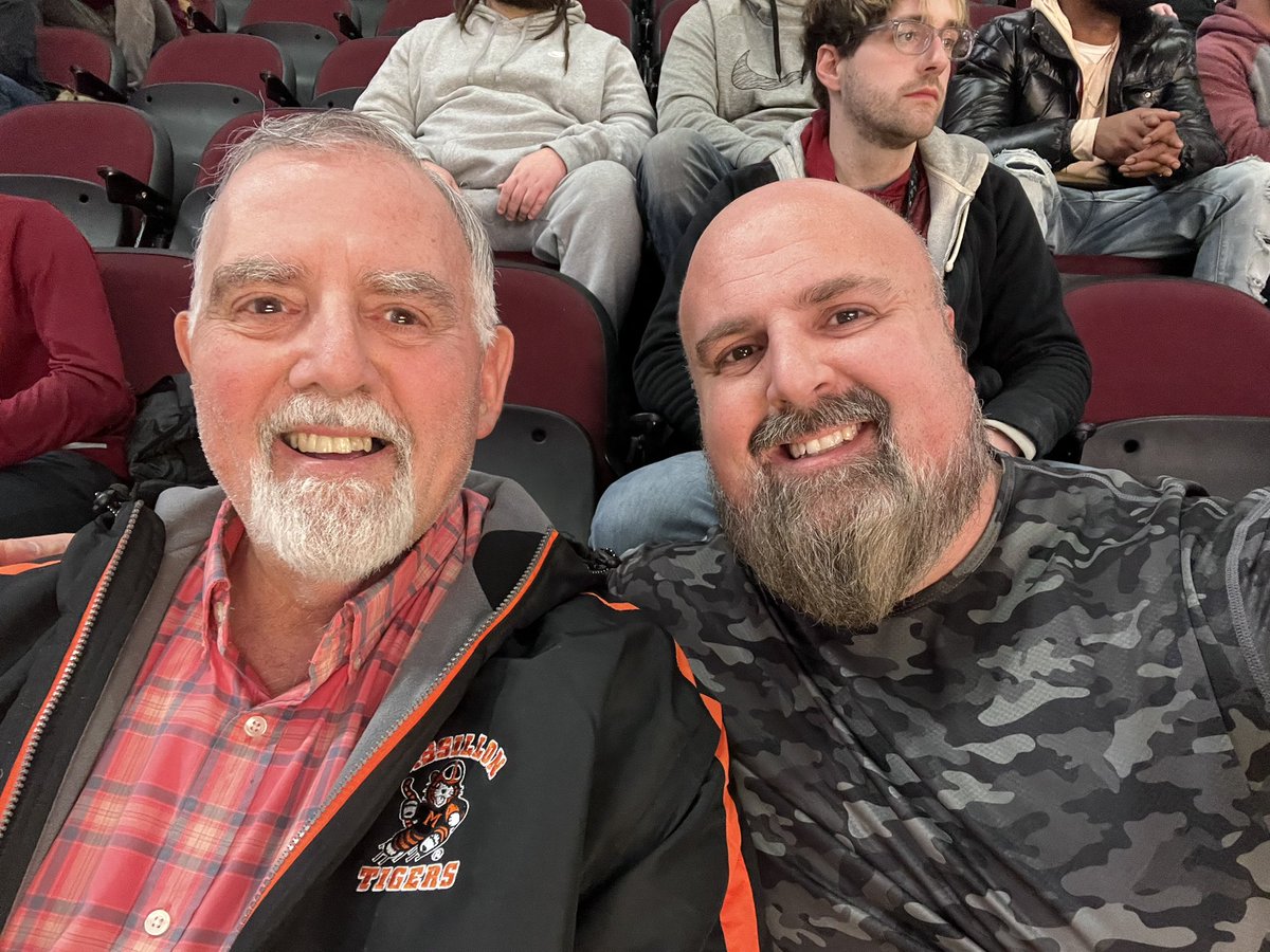 JoeHunt's tweet image. Pumped to be with my dad at his first ever #Cavs game!!! #LetEmKnow