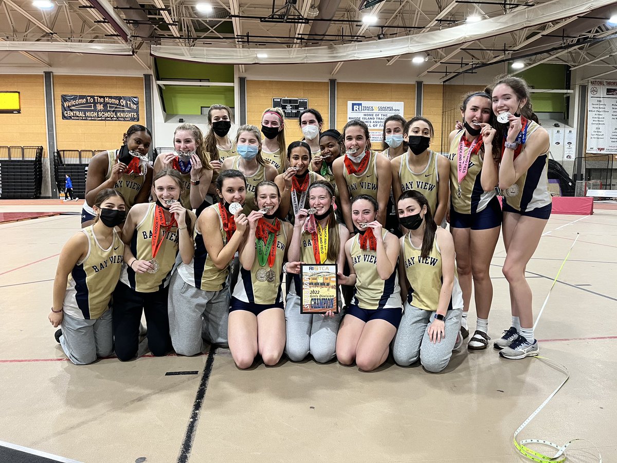 BVBengals's tweet photo. Congratulations to @bayviewacademy Indoor Track and field who won the RITCA Division Championship tonight! Looks like we will be getting some gear to go with that bling! #WErBENGALS🐯 https://t.co/oagE6hjdmF