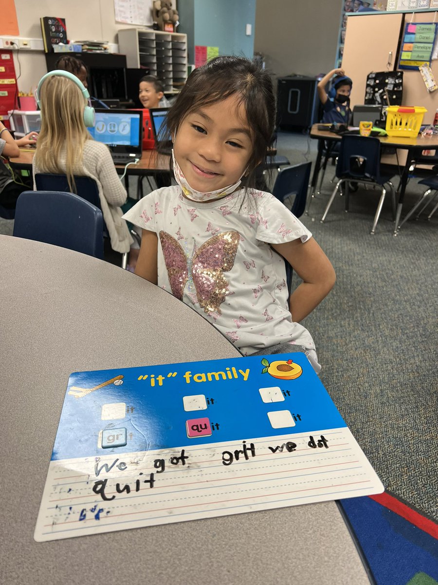 Katie_Ornelas's tweet photo. We have grit…we don’t quit! #literacystations #invinciblegrit @KuehnleKISD
@KleinISD #Kindergartenrocks
#SuperImprovers
#WBT https://t.co/1ZOEtEhQq3