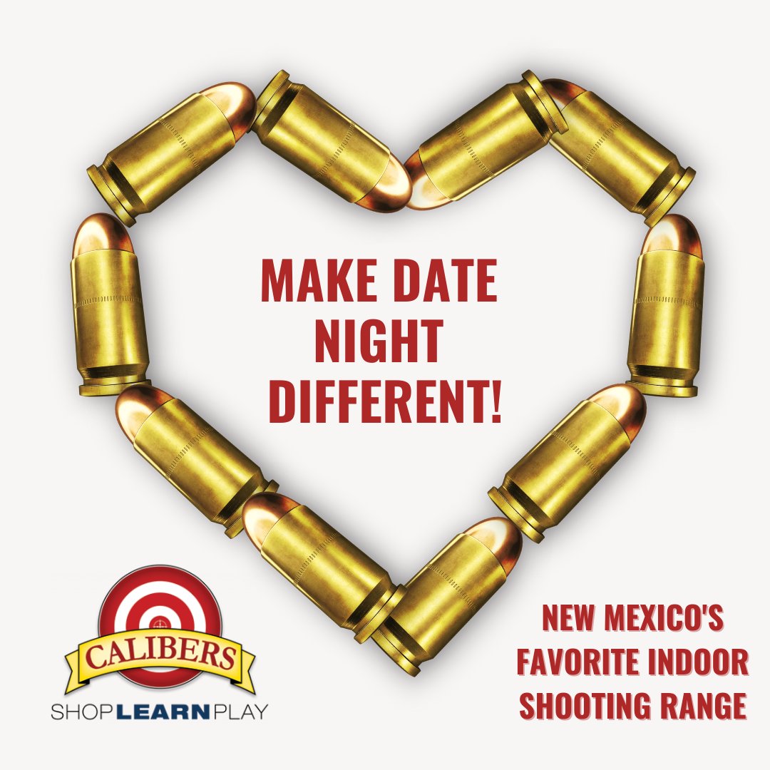 CalibersUSA's tweet image. We have your Valentine’s Day plans sorted!

Book our Date Night Package to start your night with range time and end with a gift card to dinner at one of our partner restaurants!

#valentinesday #calibersusa #abq #albuquerque