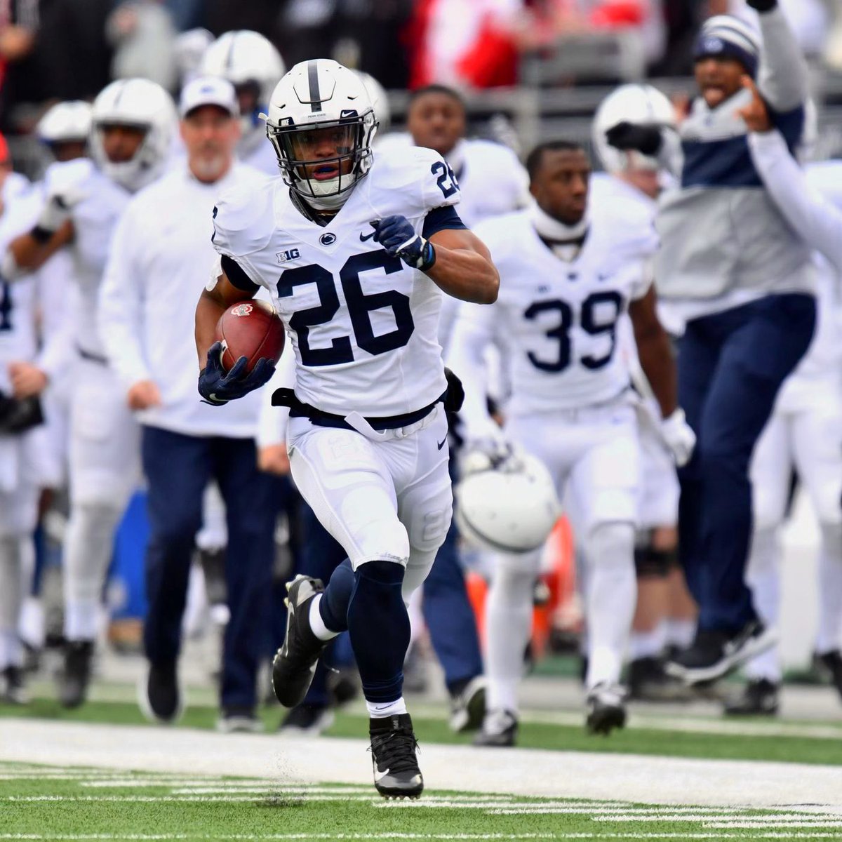 RaiolaDylan's tweet photo. Blessed and humbled to be offered by @PennStateFball. @coachjfranklin and @Coach_Yurcich #WEARE #wayfinder @SWiltfong247 @ChadSimmons_  @adamgorney https://t.co/M1B47BpxGY