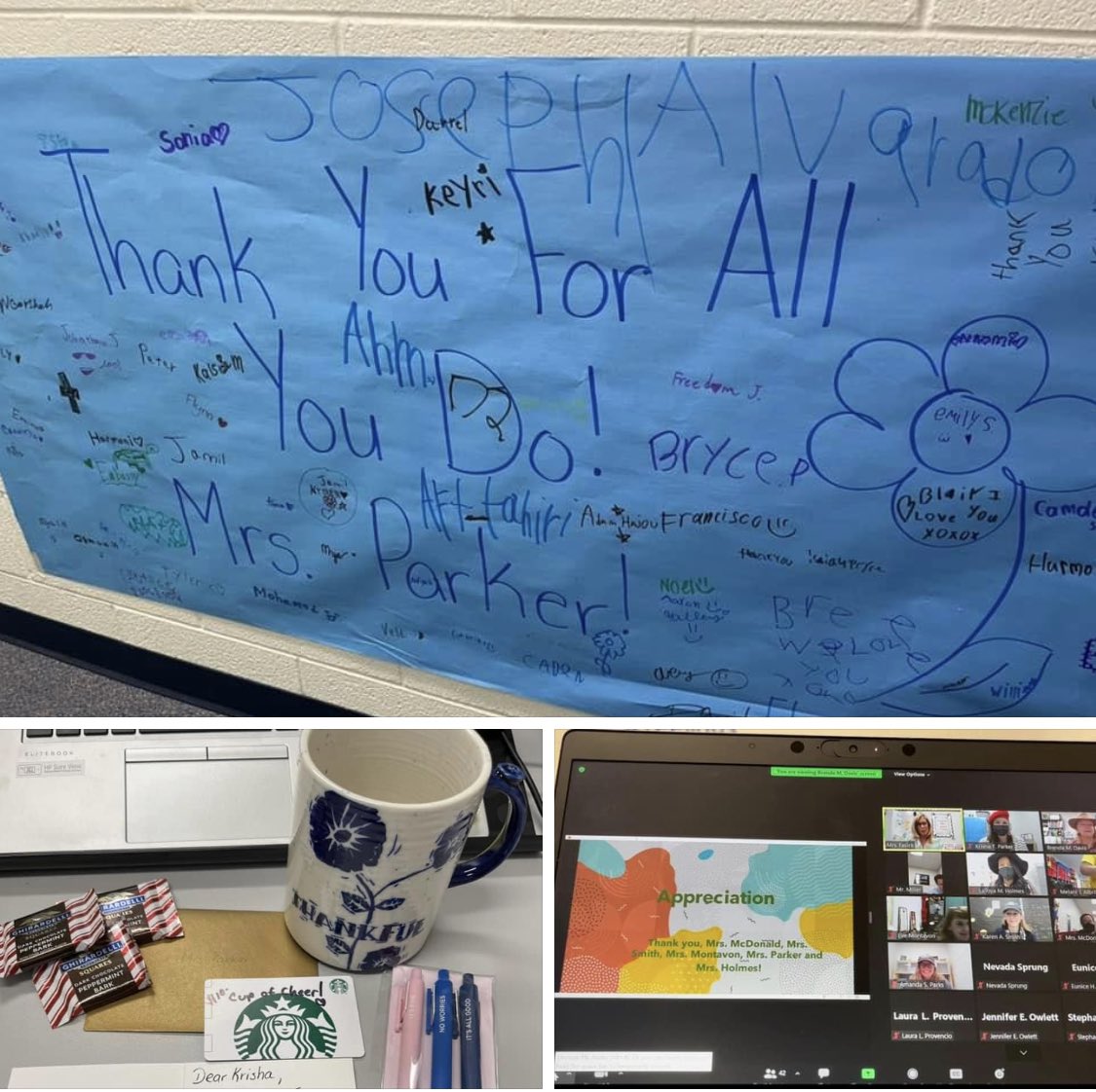 krishaparker1's tweet photo. Thank you @montclair_elem for your kindness today! I certainly felt the love.  @BrendaD60018657 @ChristineFasick https://t.co/WFvvAtxT5t