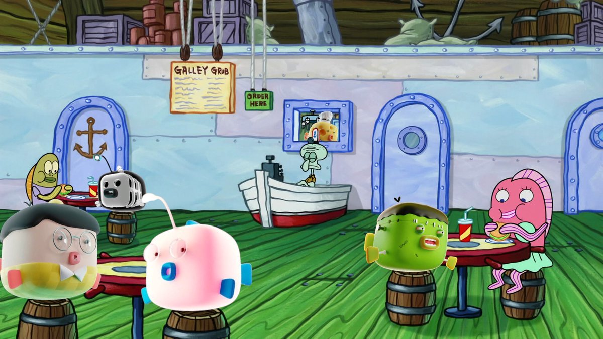 Non_Square_Non's tweet photo. We are waiting for a drop with a squidward and with beautiful fishs)
@FishmansLabs

#FML #Finions #Fanart 
@FML_Whitelists https://t.co/78bfvEF2JO