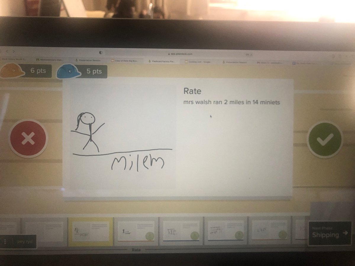 walshra4's tweet photo. Post Big Book &amp; Cognitive Dictionary practice. Peardeck flashcard factory and some Gimkit. Unfortunately, the zombies won. In both classes! #iteachmath #gladstrategies https://t.co/1E3WxF0wav