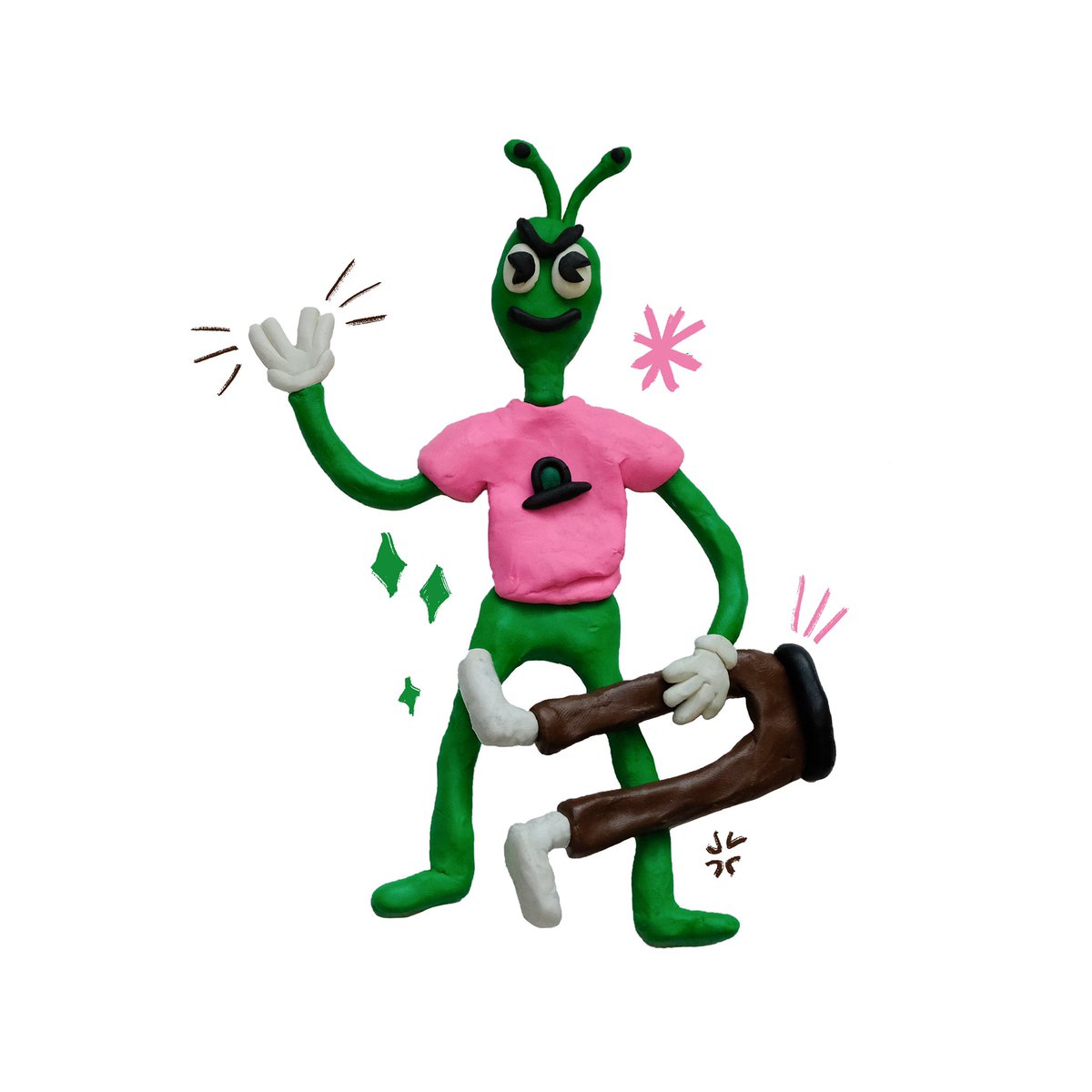 👽auction is live👽

the first piece of my Claymania series, “Martian” is live now for auction 

duration: 23 hours 
starting bid: 0.5 ◎
tick size: 0.5 ◎

exchange.art/single/J9puWAn…

+ pNFT “No Legs” sent to all who bid ❤️