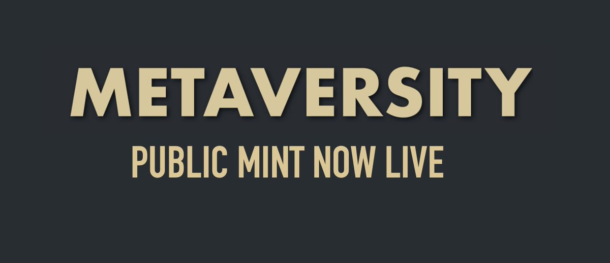 PUBLIC MINT IS LIVE

💰Funds secured for Phase 1 via presale💰

RT for a chance at a post mint 1 of 1 giveaway

#NFTCommumity #NFTGiveaway #NFTdrop #nft