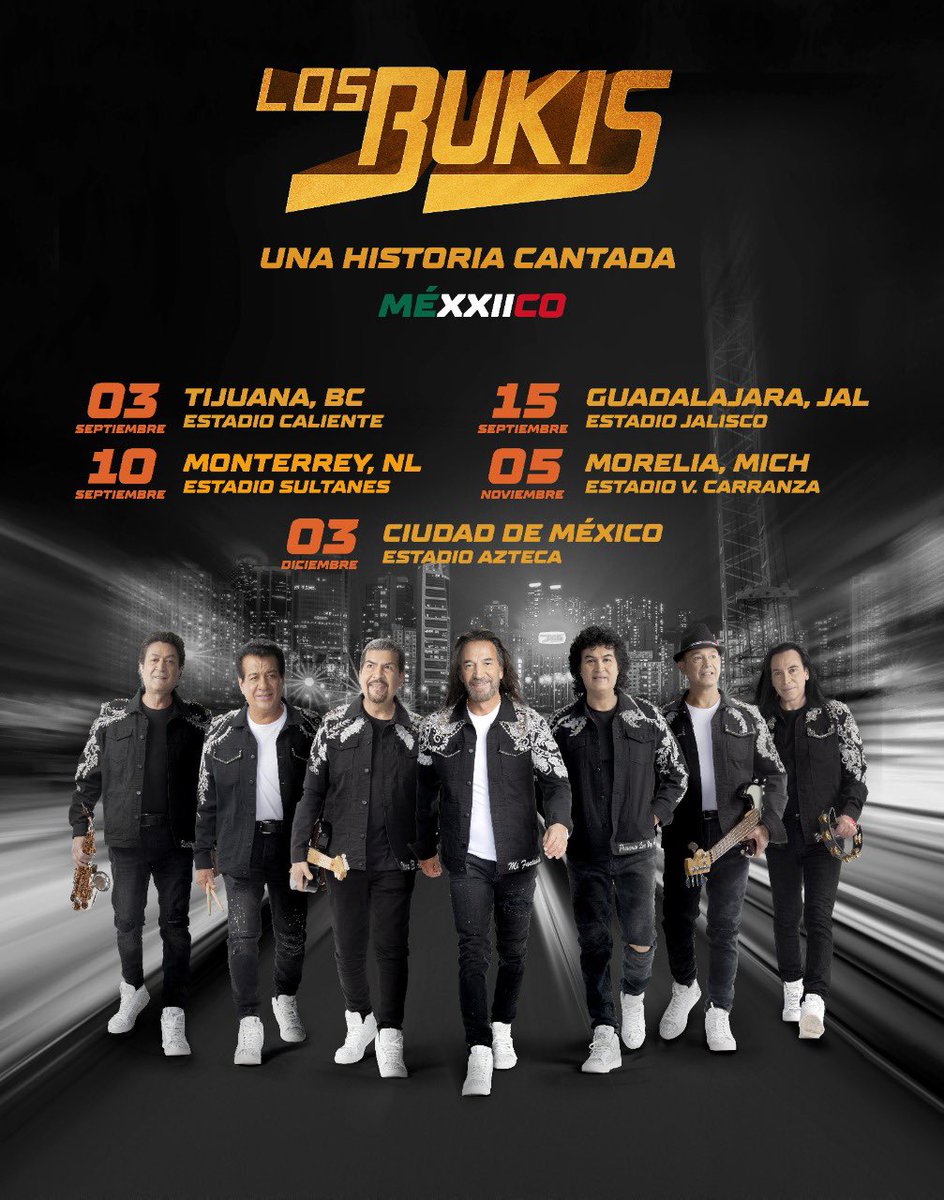 MarcoASolis's tweet photo. UNA HISTORIA CANTADA ❤️ MÉXXIICO 🇲🇽 2022 🙌🏽 @somoslosbukis https://t.co/rkcvzN18YW