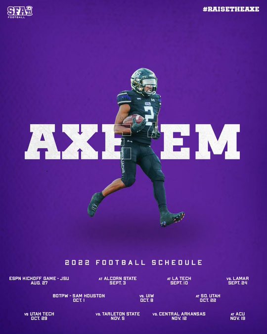 Lumberjack Football tweet media