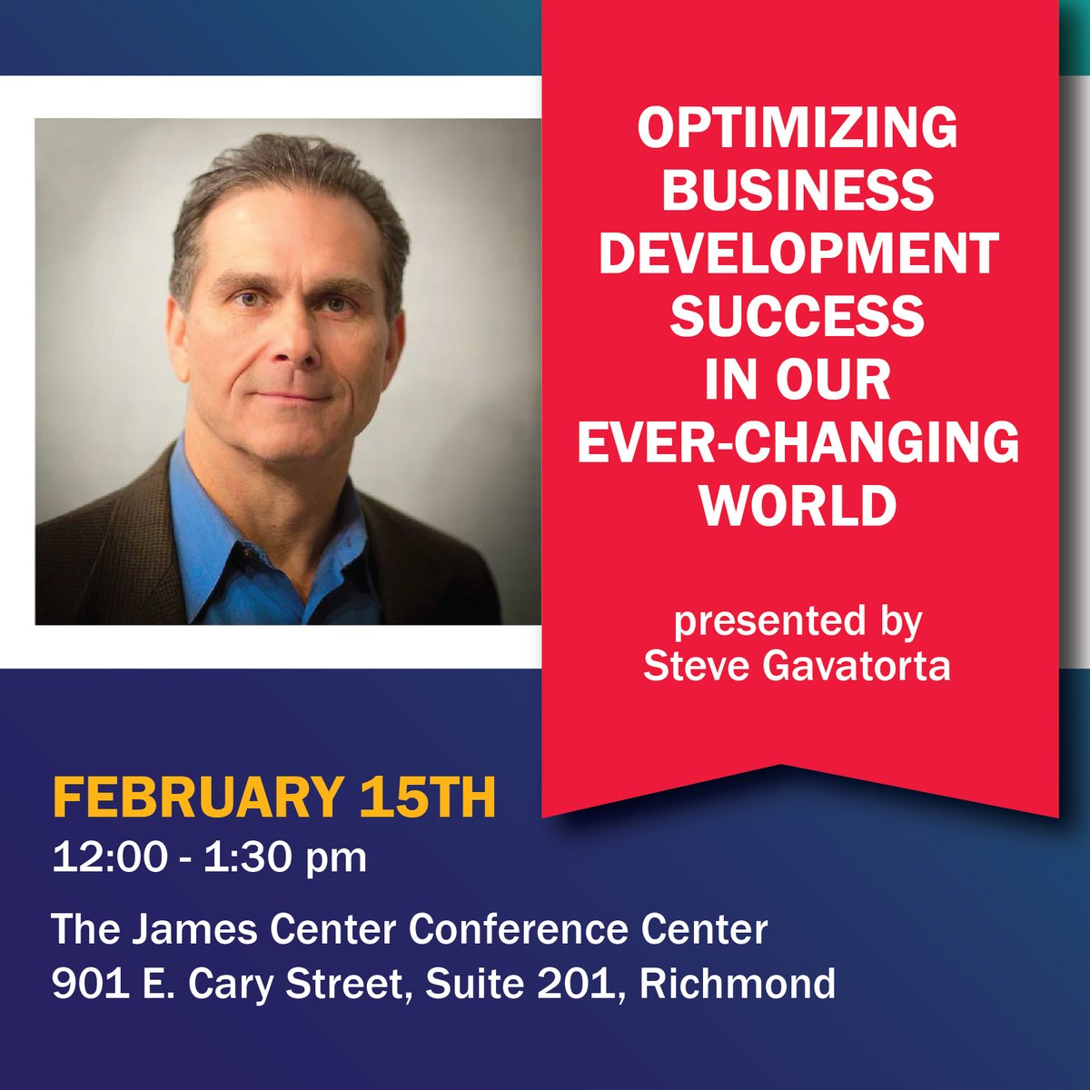 Are you a marketer or BD pro looking to differentiate your services and  company from competition? Better understand your clients? Determine creative opportunities to connect with clients? If this is you, then join us Feb 15 for an interactive lunch event! smpsva.org/meetinginfo.ph…