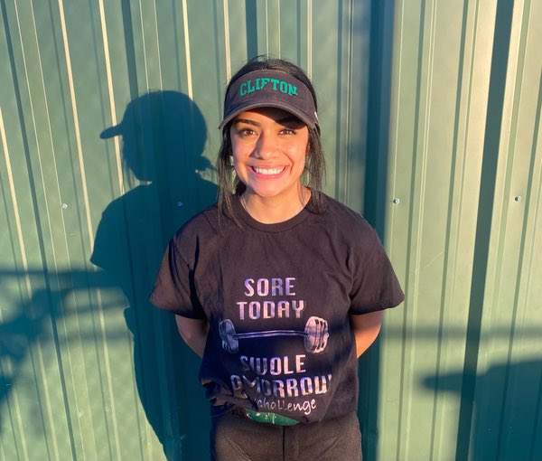 scledlow's tweet photo. Alyssa Santillan wins the pushup challenge Wed 2/2 with 25! Sore Today Swole Tomorrow 💪 👊 #puchallenge @alyssa51606 https://t.co/E1AjKoPb4c