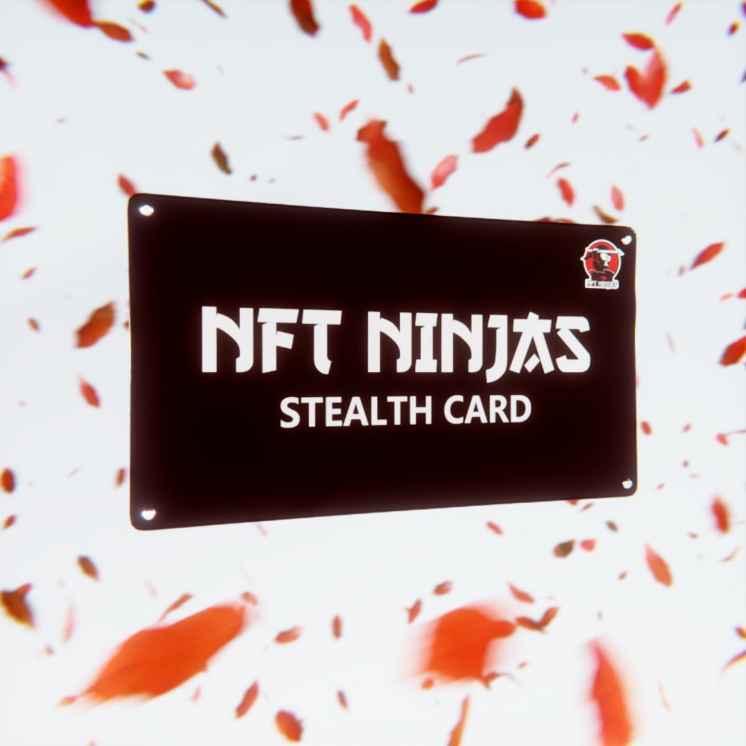 CodyOrlove's tweet image. I’m giving away 3 NN Stealth Cards!

Take advantage of our network to
win and earn profitable whitelist spots.

To enter: 
Like and Retweet
Follow us! @NFTNSC @TheNFTNinjas 
Join our Discord: discord.gg/nftninjas
What NFT project do you want a WL from?

GL Ninjas! 🥷🏻💳